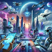 پرواز بر آسمان سوار بر خودروی شخصی