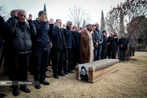 مراسم تشییع پیکر &laquo;رضا رویگری&raquo;