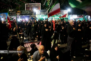 صدو یازدهمین شب حضور مردم ساری در حمایت از نیروهای مسلح و خونخواهی رهبر شهید انقلاب