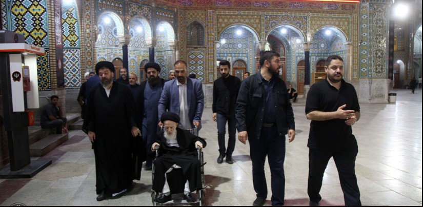 آخرین قابهای حضور آیتالله شبیری زنجانی در حرم حضرت معصومه(س) آخرین قابهای حضور آیتالله شبیری زنجانی در حرم حضرت معصومه(س)