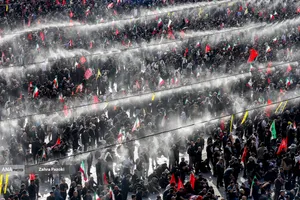 مراسم وداع با رهبر شهید انقلاب
