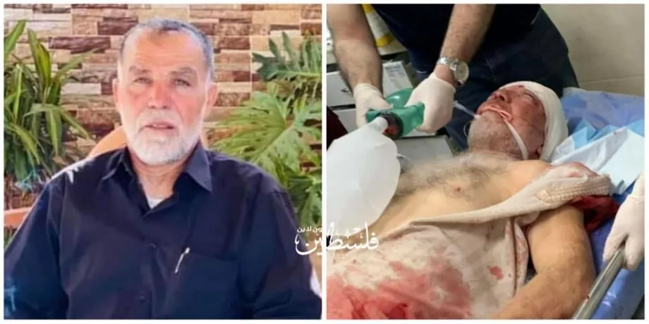 شهادت یک فلسطینی سالخورده به دست صهیونیست‌ها