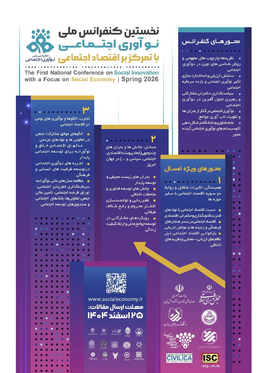 نخستین کنفرانس ملی «نوآوری اجتماعی» برگزار می‌شود