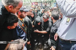 تشییع و تدفین پیکر مطهر بسیجی شهید حسین یوسفخانی