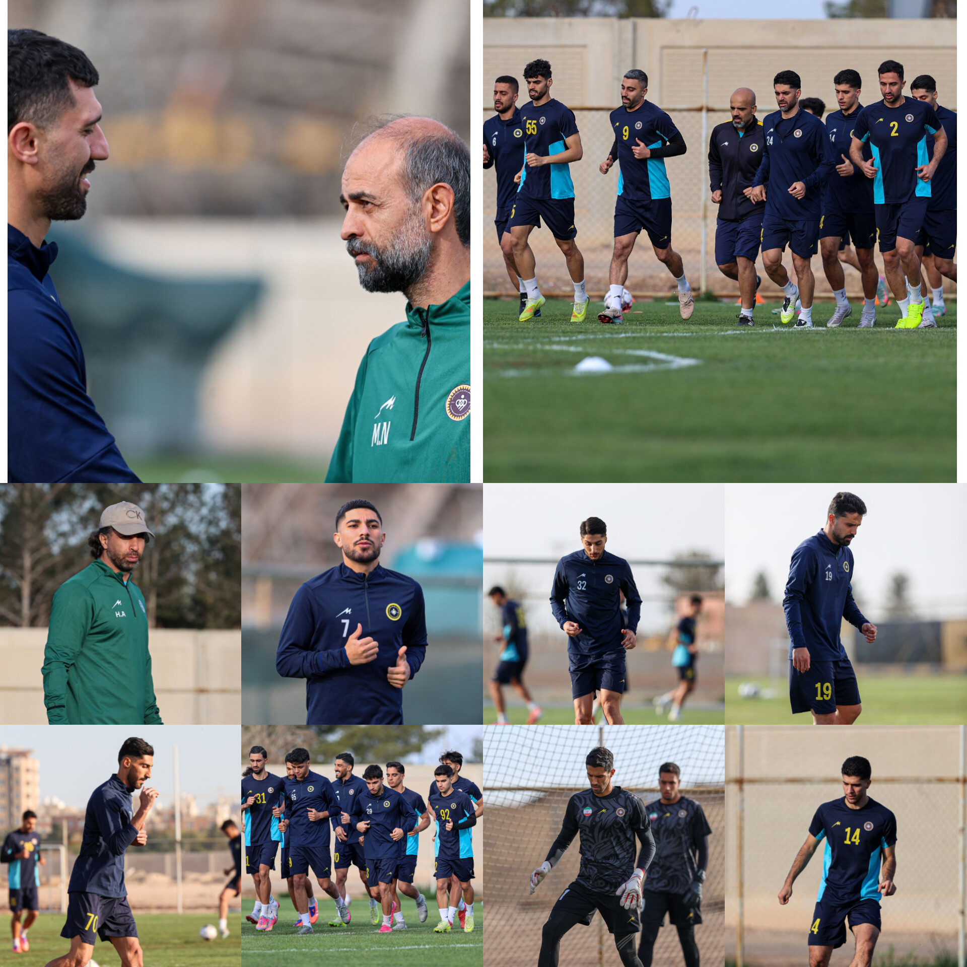 برگزاری اولین تمرین سپاهان در سال ۱۴۰۵+تصاویر