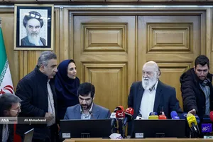 نشست خبری مهدی چمران رئیس شورای اسلامی شهر تهران