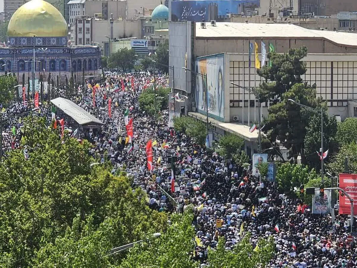 راهپیمایی جمعه نصر در سراسر کشور؛ از حضور بازیگر سریال پایتخت تا تجلی همدلی و ایستادگی