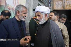 حجت الاسلام حسین طائب در مراسم گرامیداشت سرلشکر شهید مهدی ربانی و سرلشکر شهید غلامرضا محرابی معاونان سابق اطلاعات و عملیات ستاد کل نیروهای مسلح