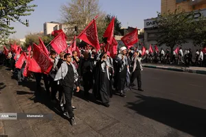 عزاداری هیئت&zwnj;های دانشجویی به مناسبت اربعین حسینی در جوار محل شهادت رهبر شهید انقلاب