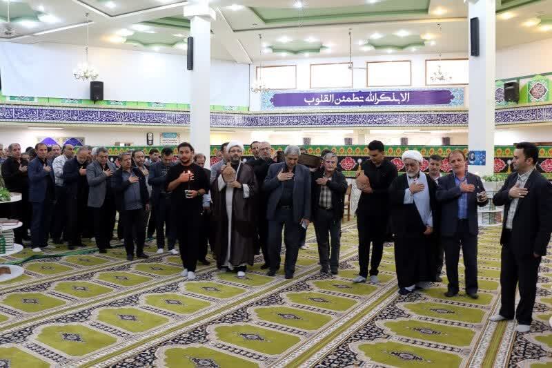 طشت‌گذاری مسجد دانشگاه آزاد اردبیل 