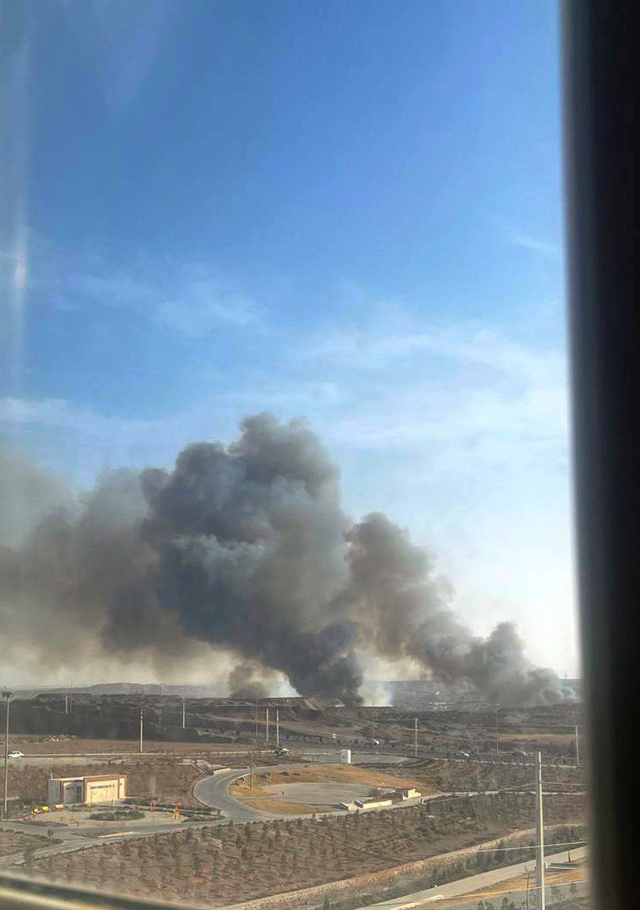 علت بلند شدن دود غلیظ در شهرستان پرند، نیزار بود