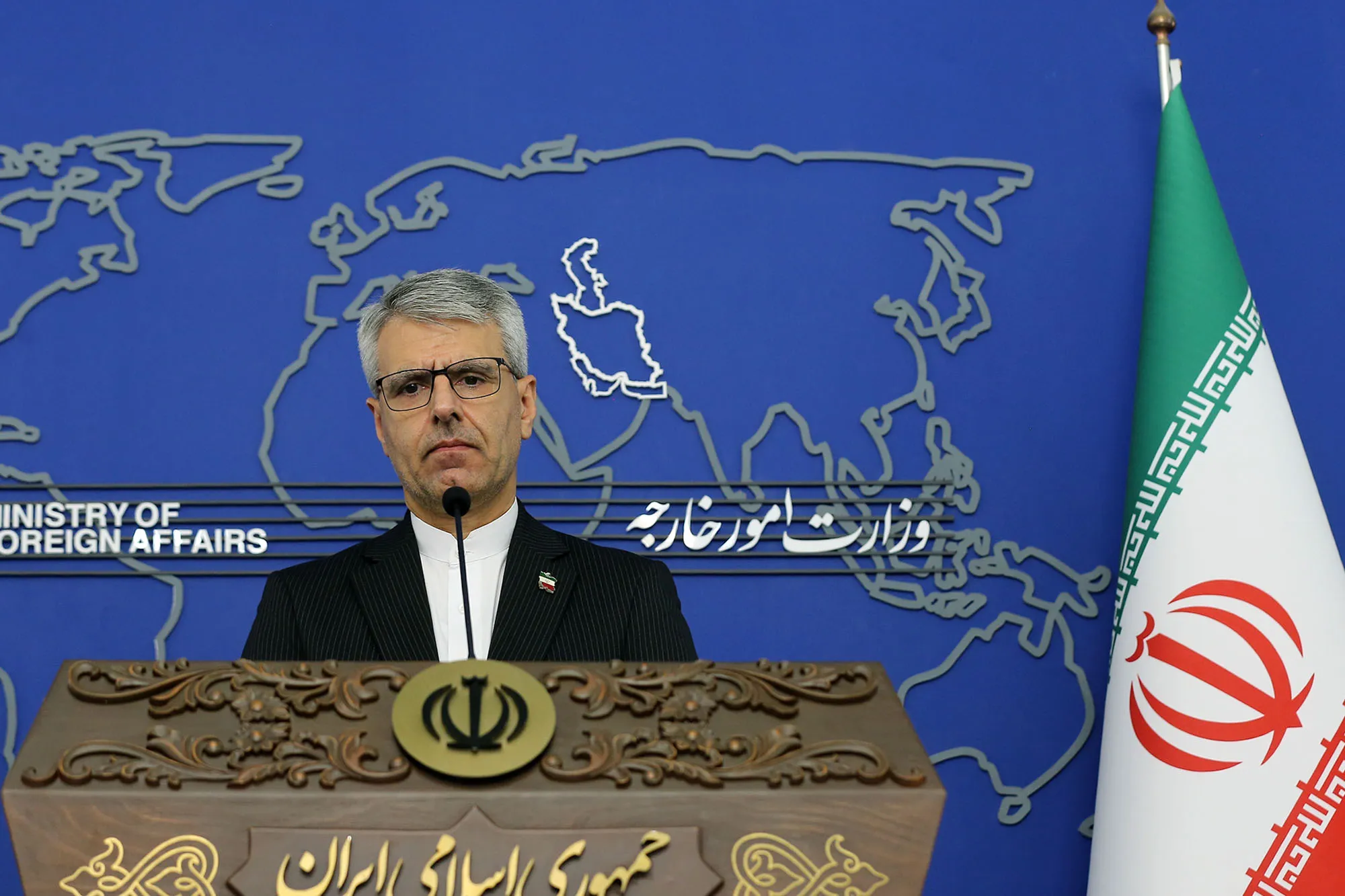 نشست خبری اسماعیل بقایی سخنگوی وزارت امور خارجه