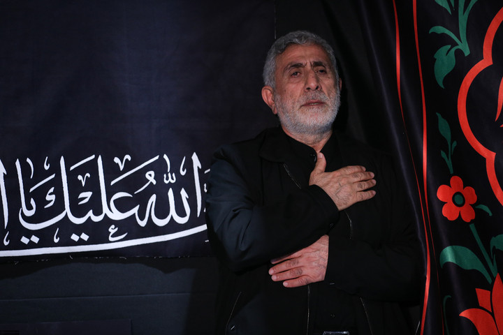 مراسم عزاداری شام غریبان حسینی در جوار محل شهادت قائد شهید