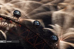 جشن&zwnj; سال نو میلادی 2024 در لندن - انگلیس