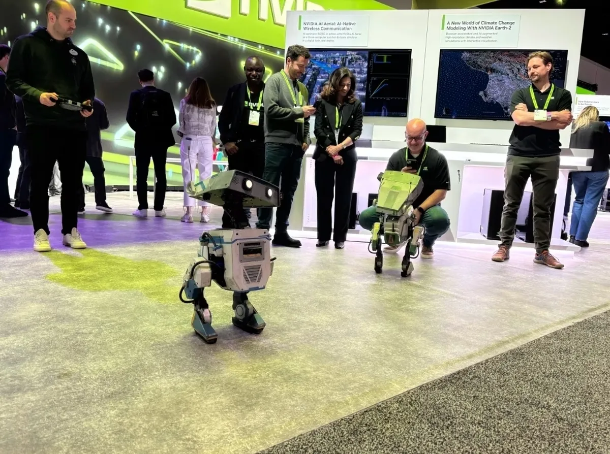 دیزنی با ربات‌های هوشمند خود در کنفرانس Nvidia درخشید
