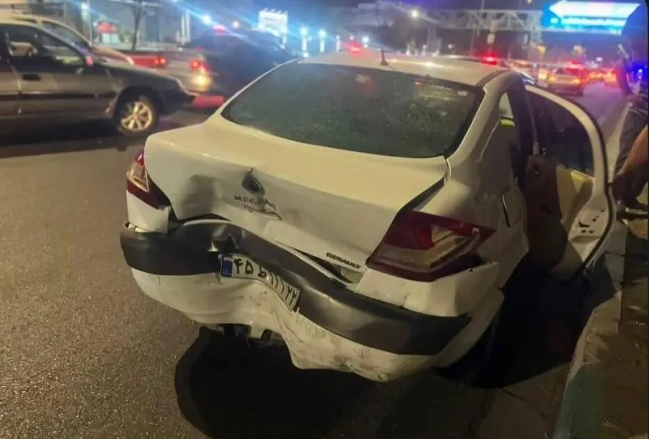 تصادف شدید سیروس دین محمدی تصادف شدید سیروس دین محمدی