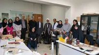 بازدید دبیر شورای عالی انقلاب فرهنگی از مرکز تخصصی مرمت و احیای صنایع دستی دانشگاه فرشچیان
