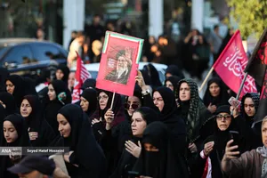 پیاده روی جاماندگان اربعین در ساری