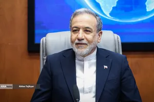 سیدعباس عراقچی وزیر امور خارجه در مراسم امضای تفاهم&zwnj;نامه همکاری برای بازسازی زیرساخت&zwnj;های آسیب&zwnj;دیده از جنگ