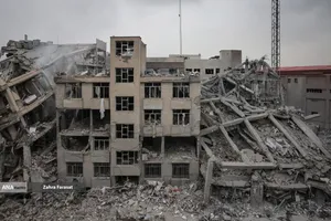 آثار تجاوز هوایی آمریکایی _ صهیونیستی به اماکن مسکونی