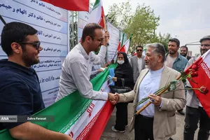 آیین استقبال از دانشجویان در دانشگاه آزاد اسلامی 