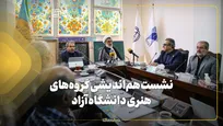  نشست هم‌اندیشی گروه‌های هنری دانشگاه آزاد