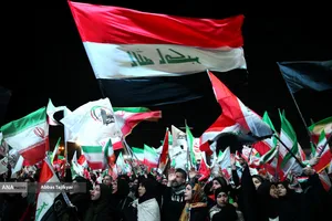 اجتماع مردمی در حمایت از رزمندگان اسلام