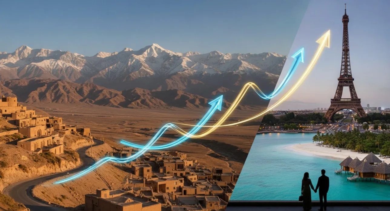 نگاهی به روند رشد سفرهای داخلی در مقابل مقاصد خارجی
