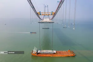 ساخت و ساز پلی در استان گوانگدونگ، چین 