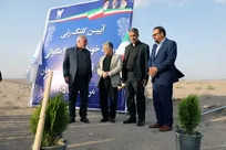 آیین کلنگ زنی نیروگاه خورشیدی ۲۱ مگاواتی دانشگاه آزاد اسلامی سیرجان با حضور دکتر رنجبر