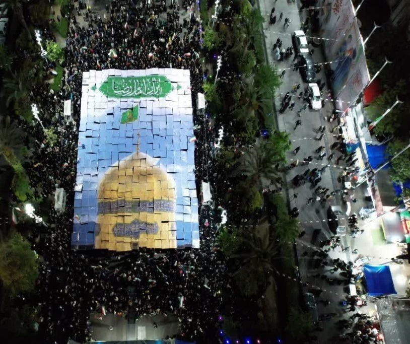 خیابان‌های ایران صحنِ امام رضا(ع) شد؛ طنین عشق در اجتماع بزرگ مردم و دانشگاهیان امام‌رضایی