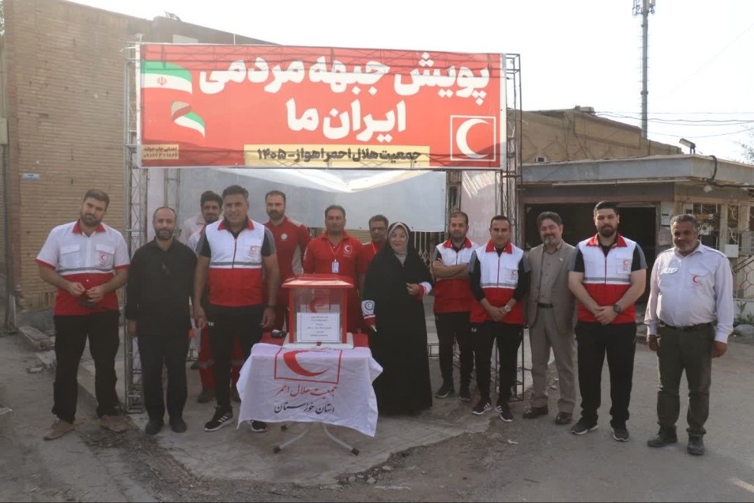 عضویت سرمربی و کادرفنی استقلال خوزستان در جمعیت هلال‌احمر و پویش ایران ما