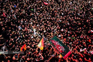 تشییع پیکر مطهر امام مجاهد شهید در کربلای معلی
