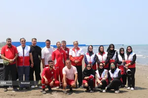 طرح سالم&zwnj;سازی ساحل بندر انزلی با پوشش امدادی و آموزشی هلال احمر