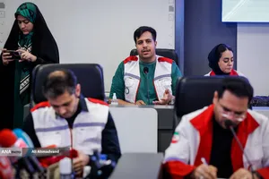 نشست خبری رئیس جمعیت هلال احمر