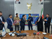 تجلیل از دانشجوی ملی&zwnj;پوش تیم ملی فوتبال ساحلی
