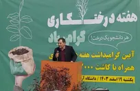 ۱۲ هزار اصله نهال برای ۱۲ هزار دانشجو