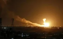 حمله پهپادی به میدان گازی کورمور در سلیمانیه +فیلم