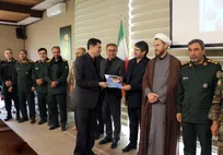 تجلیل رئیس سازمان بسیج اساتید از سرپرست و مسئول بسیج اساتید دانشگاه آزاد اردبیل