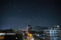 فعالیت پدافند هوایی علیه اهداف متخاصم در آسمان تهران