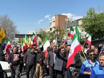 تهران در سوگ رهبر شهید/  گزارش آنا از مراسم عزاداری اربعین قائد امت + فیلم و عکس