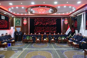 استقبال رسمی از پیکر مطهر امام شهید در عراق با حضور رییس جمهور