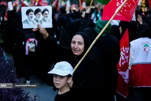 پیاده روی جاماندگان اربعین در ساری