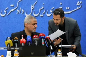 نشست خبری علی القاصی&zwnj;مهر، رئیس کل دادگستری استان تهران