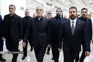 استقبال رسمی از پیکر مطهر امام شهید در عراق با حضور رییس جمهور