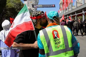 تشییع پیکر مطهر آقای شهید ایران و خانواده ایشان در مشهد