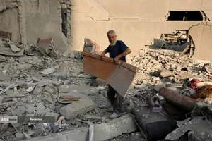 حملات هوایی گسترده به غزه