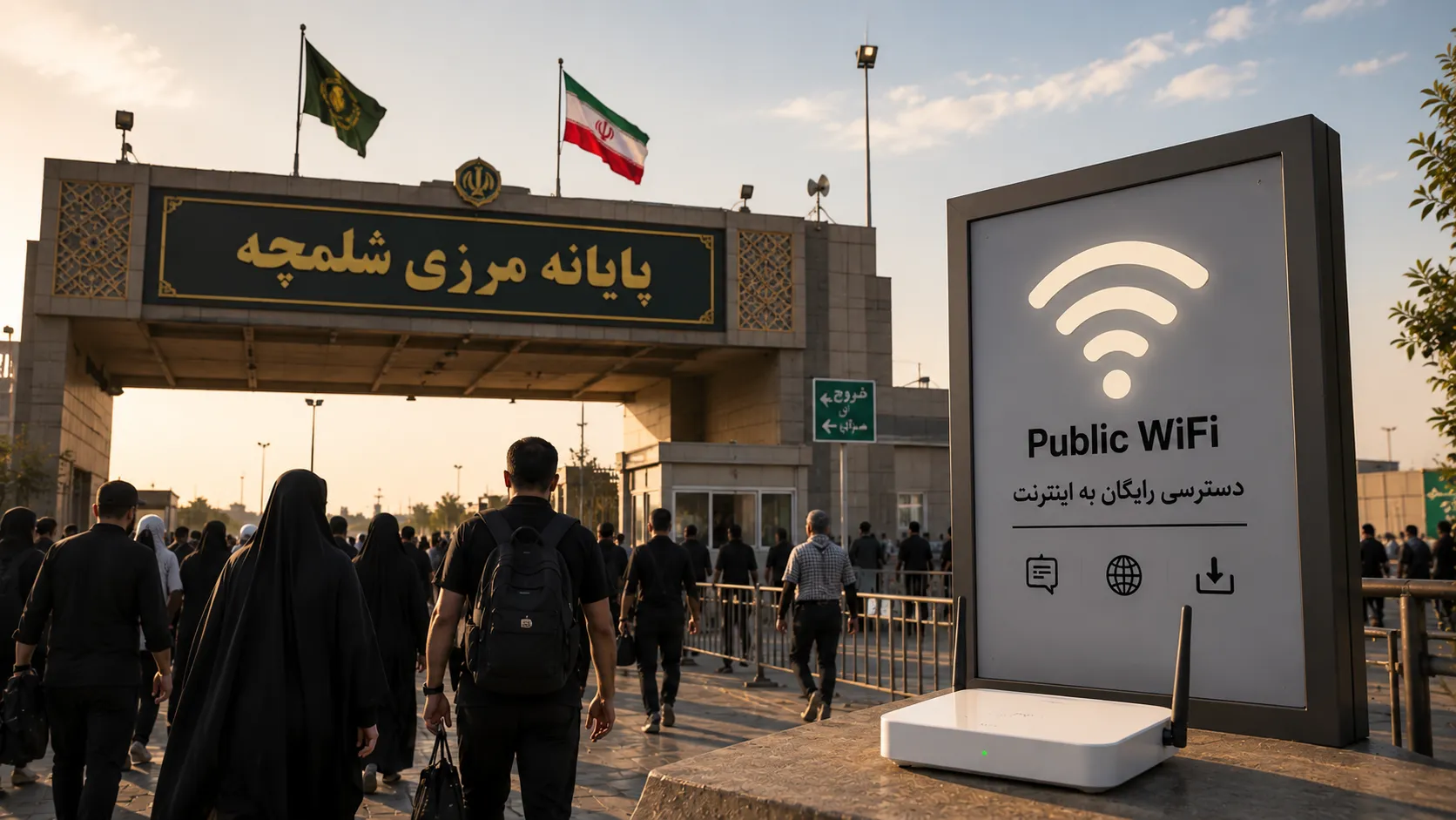 خدمات ارتباطی اربعین