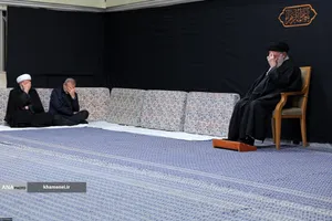 عزاداری ایام شهادت حضرت فاطمةالزهرا(س) با حضور رهبر معظم انقلاب