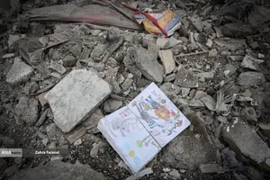 آثار تجاوز هوایی آمریکایی _ صهیونیستی به اماکن مسکونی